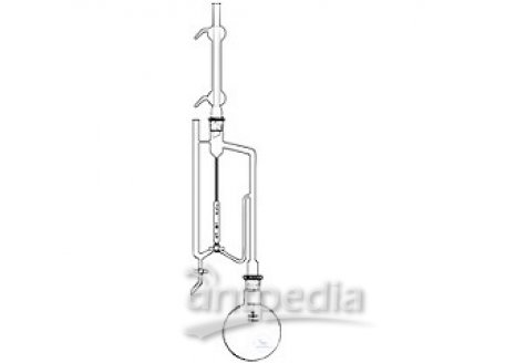 APPARATUS FOR THE DETERMINATION OF  AROMATIC OILS, UNGER, COMPLETE
