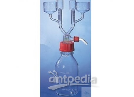 CUVET WASHER ACC. TO  SWIEGOT, DOUBLE FOR  2X50 ML WASHING SOLUTION,  COMPLETE WITH LABORATORY  BOTT