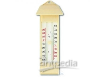 MAXIMUM-MINIMUM THERMOMETER, WEATHER  PROOF, WITH PUSH-BUTTOM,-30/+50 °C