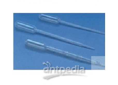 Pasteur pipettes, 3.0 ml macro graduated, disposable,  length: 150 mm, non-sterile, PE  Case = 500 pcs.