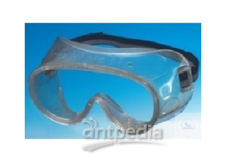 LABORATORY PROTECTION GOGGLES, MADE OF   TRANSPARENT PLASTIC, WITHOUT VENTILATION