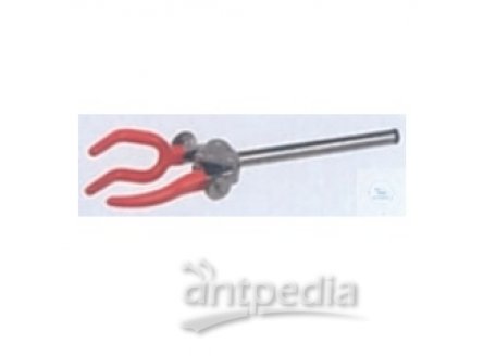 3-Finger-clamp, aluminium, length 140 mm,   opening 12-100 mm ?, finger with silicone-coating