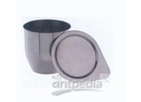 Crucible 50 ml, ?: 45 mm, height 45 mm,   wall thickness: 0,5 mm, made of nickel 99,5%