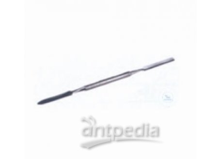 Cement spatula, length: 150 mm, spatula 35 x 6 mm,   1x flat shape, 1x lancet shape, stainless steel