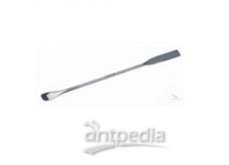 Spoon spatula, length 210 mm, spatula 50 x 6 mm,  spoon 12 x 5 mm, stainless steel