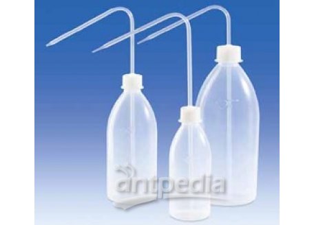 500ml PFA洗瓶（含ETFE螺纹盖、FEP吸管）
