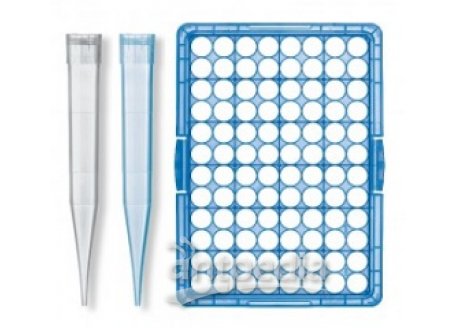 Pipette tips, PP, non-sterile, standard ,with graduation, blue, 50 - 1000 μl, 2 bags with 500 tips