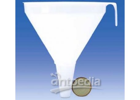 Large funnel, PP, diameter 250 mm, stem diameter 30 mm