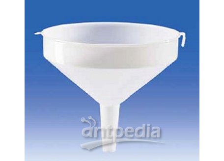 Large funnel, PE-HD, diameter 430 mm, stem diameter 37 mm