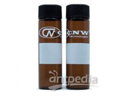 CNW 24-400 棕色螺纹口60mL样品存储瓶（EPA样品瓶）（带书写）