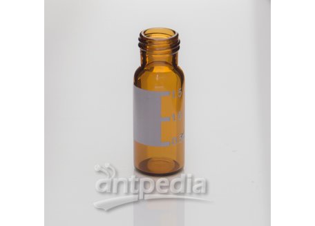 2ml短螺纹广口瓶 1.5ml玻璃样品瓶 9mm 棕色带刻度 替代Agilent