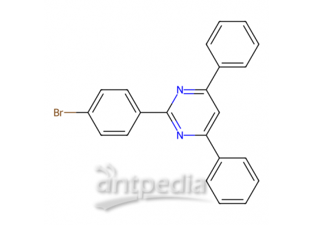 2-(4-溴苯基)-4,6-二苯基嘧啶，457613-56-8，98%