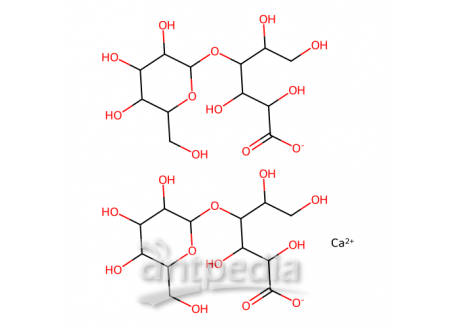 乳糖酸钙水合物，5001-51-4，>97.0%(T)
