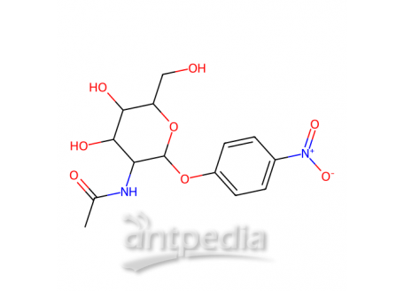 4-硝基苯基-2-乙酰氨基-2-脱氧-α-D-吡喃半乳糖苷，23646-68-6，98%