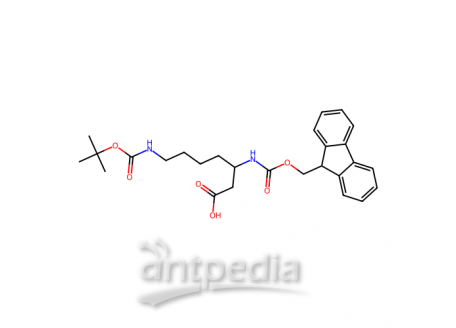 N(omega)-Boc-N(β)-Fmoc-L-β-高赖氨酸，203854-47-1，95.0% (HPLC)