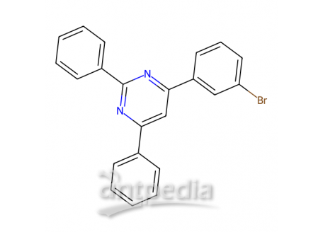 4-(3-溴苯基)-2,6-二苯基嘧啶，864377-28-6，>98.0%(HPLC)