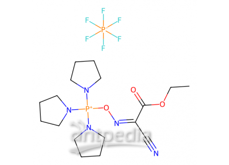 氰基(羟基亚氨基)醋酸乙酯基-O2]三-1-吡咯烷基六氟磷酸盐，153433-21-7，98%