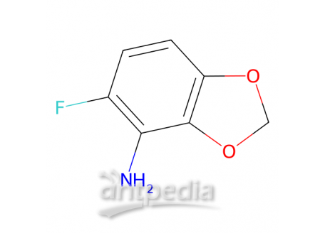 5-氟苯并[d][1,3]二氧杂环戊烯-4-胺，492444-04-9，97%