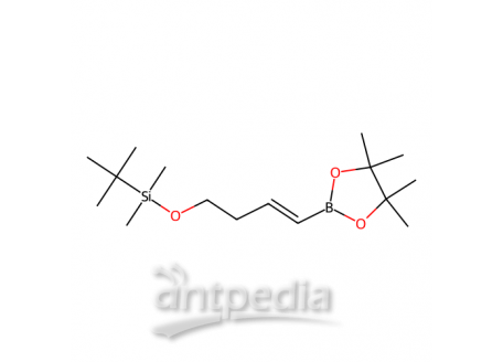 反式-4-(叔丁基二甲基硅氧基)-1-丁烯-1-基硼酸频哪醇酯，480425-30-7，95%