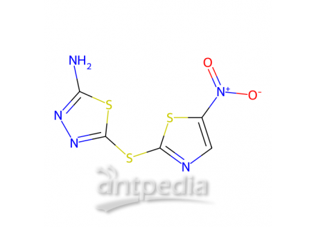 2-氨基-5-[(5-硝基-2-噻唑基)硫代]-1,3,4-噻二唑，40045-50-9，96%
