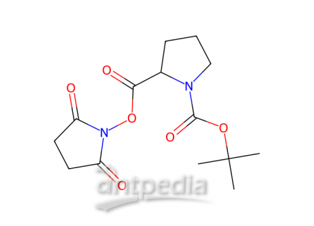 Boc-L-脯氨酸 N-羟基琥珀酰亚胺酯，3392-10-7，98%