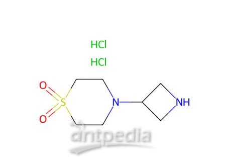 4-氮杂环丁烷-3-基-硫代吗啉-1,1-二氧化物二盐酸盐，178312-02-2，97%