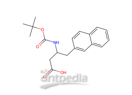 Boc-(R)-3-氨基-4-(2-萘)-丁酸，219297-10-6，≥98.0%