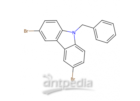 9-苯甲基-3,6-二溴咔唑，118599-27-2，98%