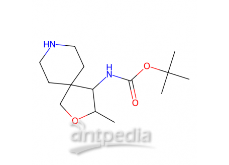 叔丁基((3S,4S)-3-甲基-2-氧杂-8-氮杂螺[4.5]癸-4-基)氨基甲酸叔丁酯，2098564-18-0，95%