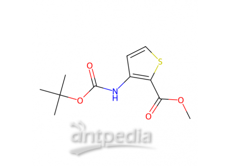 3-(叔丁氧羰基氨基)噻吩-2-羧酸甲酯，149587-72-4，97%