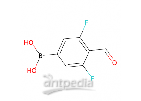 3,5-二氟-4-甲酰基苯基硼酸(含有数量不等的酸酐)，870718-11-9，≥95%