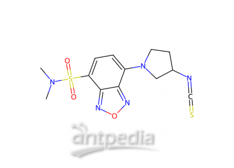 (R)-(-)-DBD-Py-NCS [=(R)-(-)-4-(N,N-二甲氨基磺酰基)-7-(3-异硫氰酸基四氢吡咯-1-基)-2,1,3-苯并恶二唑][用于高效液相色谱标记]，163927-31-9，>98.0%(HPLC)