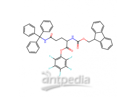 Nα-Fmoc-Nγ-三苯甲游基-L-谷氨酸五氟苯酯，132388-65-9，97%