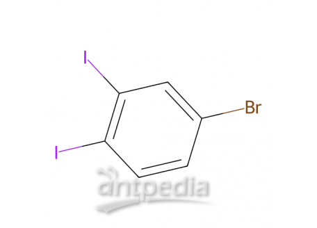 4-溴-1,2-二碘苯，21521-54-0，98%