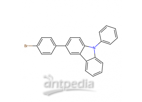 3-(4-溴苯基)-9-苯基咔唑，1028647-93-9，>99%