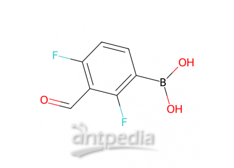 2,4-二氟-3-甲酰基苯基硼酸 (含有不定量的酸酐)，870718-06-2，≥95%