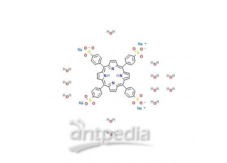 内消旋(4-磺酸苯基)卟吩四钠盐十二水合物，122451-08-5，95%