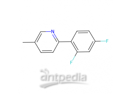 2-（2,4-二氟苯基）-5-甲基吡啶，583052-21-5，97%