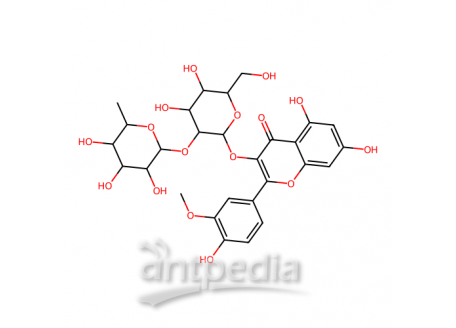 异鼠李素-3-O-新橙皮糖苷，55033-90-4，分析标准品,≥98%