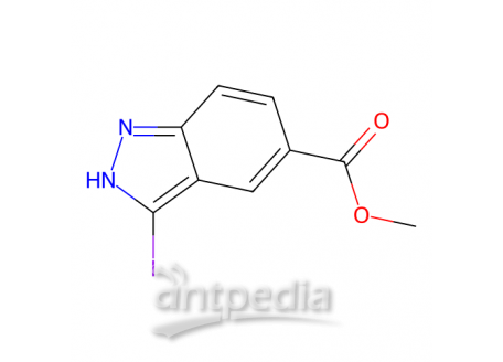 3-碘-1H-吲唑-5-羧酸甲酯，885271-25-0，97%
