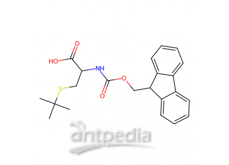 Fmoc-S-叔丁基-L-半胱氨酸，67436-13-9，98%,对映体混合物