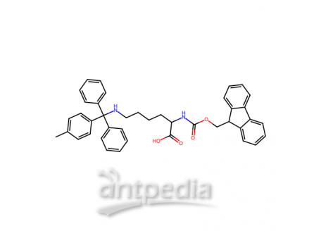 N^a-Fmoc-N^e-(4-甲基三苯甲基)-L-赖氨酸，167393-62-6，95%