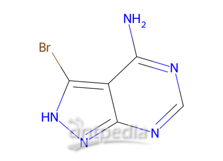 3-溴-1H-吡唑并[3,4-d]嘧啶-4-胺，83255-86-1，>97.0%(HPLC）