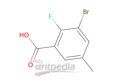 3-溴-2-氟-5-甲基苯甲酸，72518-16-2，95%
