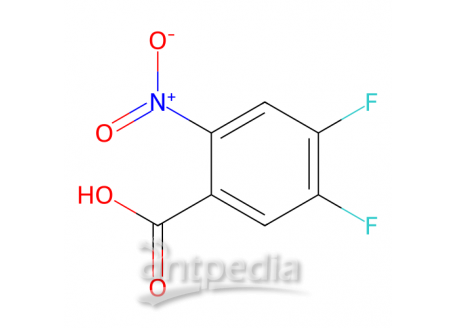 4,5-二氟-2-硝基苯甲酸，20372-63-8，98%