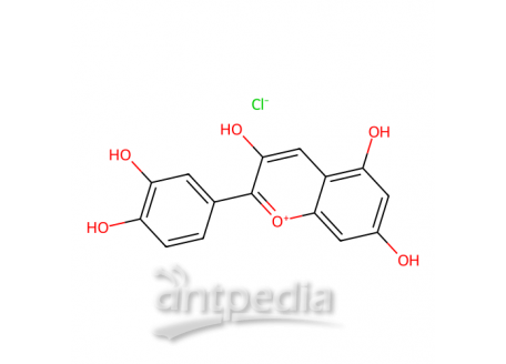 氯化矢车菊素，528-58-5，≥95% (HPLC)
