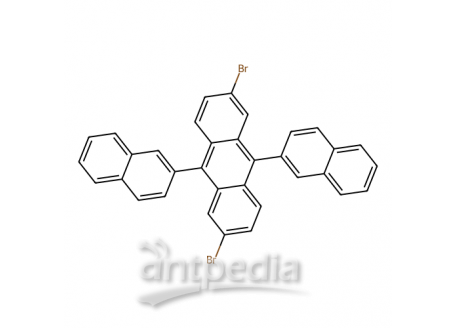 2,6-二溴-9,10-二(2-萘基)蒽，561064-15-1，97%