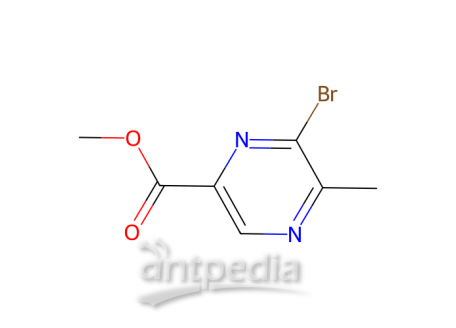 6-溴-5-甲基吡嗪-2-甲酸甲酯，1166827-91-3，97%