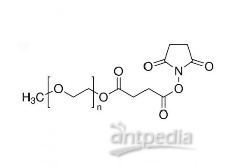 甲氧基聚乙二醇琥珀酸酯N-羟基琥珀酰亚胺，78274-32-5，MW 5000 Da, ≥90%
