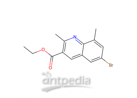6-溴-2,8-二甲基喹啉-3-羧酸乙酯，1189106-89-5，98%